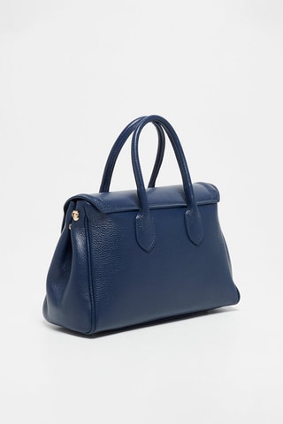 Leren Handtas Ondine - Marineblauw