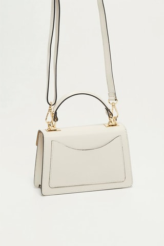 Leren Handtas Leah   - Beige