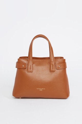 Leren Handtas Luna   - Bruin