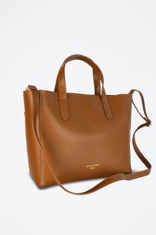 Leren Handtas Opale - Camel