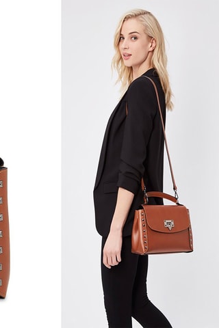 Leren Handtas Vile   - Camel