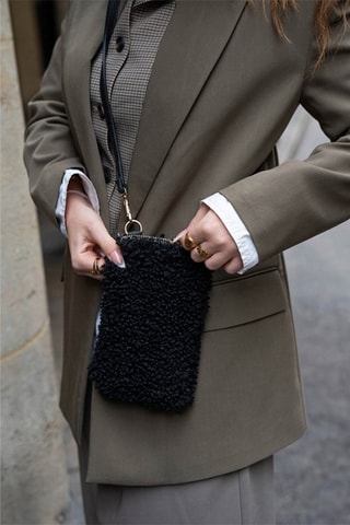 Leren Clutch Doly - Zwart