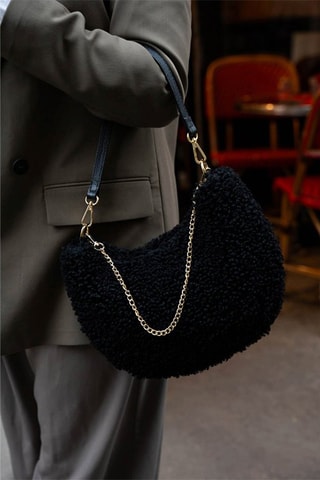 Leren Trendy Handtas Gini - Zwart