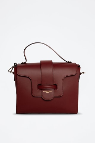 Leren Schoudertas Ariel   - Rood