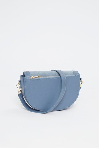Leren Schoudertas Eden   - Blauw