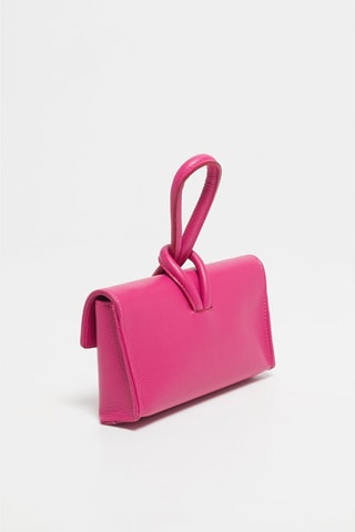 Leren Schoudertas Emy  - Roze