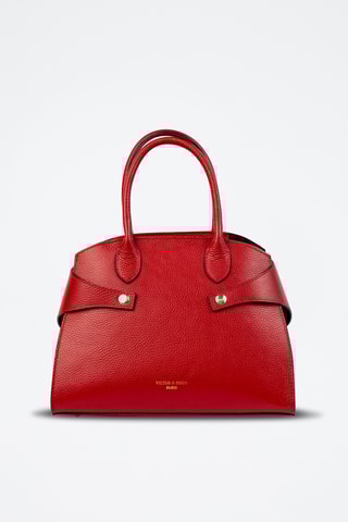 Leren Handtas - Rood
