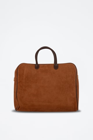 Leren Schoudertas - Camel