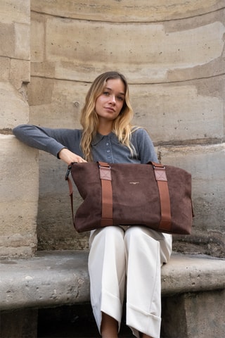 Leren Shopper - Bruin