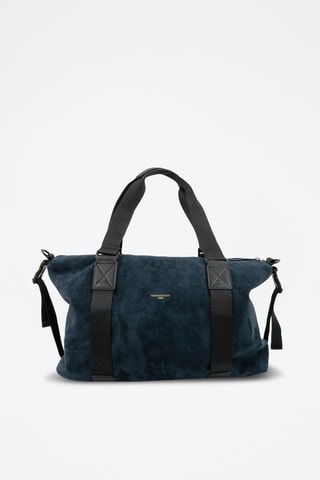 Leren Shopper - Marineblauw