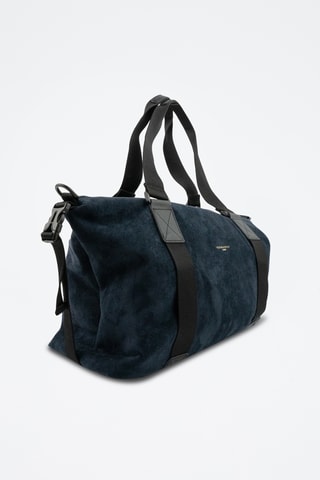 Leren Shopper - Marineblauw