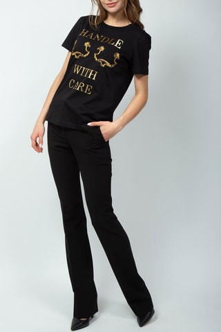T-shirt - Zwart