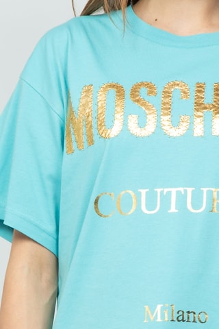 T-shirt - Blauw Turquoise