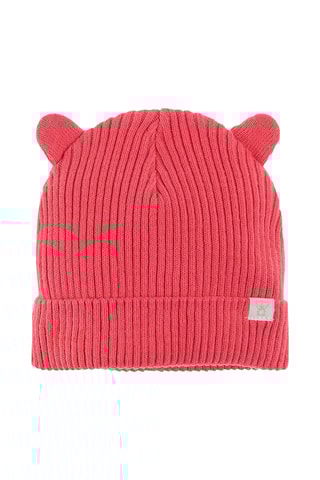 Bonnet à oreilles - Rose foncé