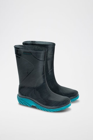 Bottes de pluie tie and dye Bleu