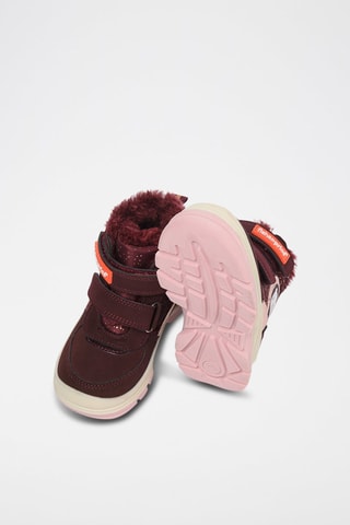 Bottines fourrées Happy Fisher-Price - Grenat et rose