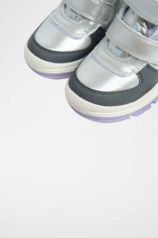 Bottines fourrées Elsa La Reine des Neiges Disney - Gris clair
