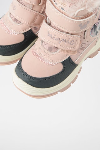 Bottines fourrées Minnie Disney - Rose