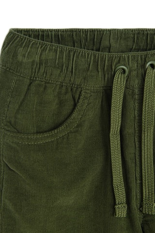 Jogger en velours - Kaki