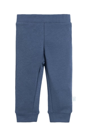 3 joggings - Turquoise, gris clair chiné et bleu marine