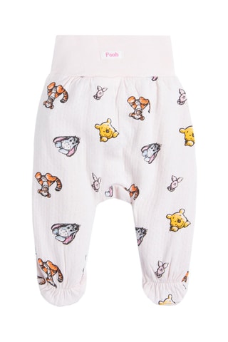 2 pantalons Winnie l’Ourson Disney - Rose et blanc