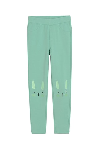 2 treggings - Fuchsia et turquoise