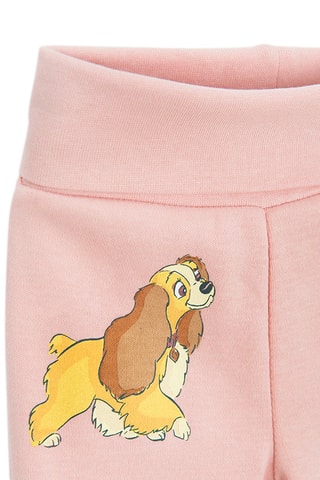2 pantalons La Belle et le Clochard Disney - Multicolore