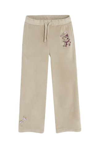 Pantalon en velours Peppa Pig - Beige