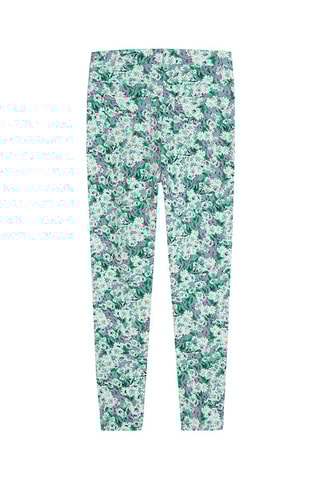 2 treggings - Vert et mauve