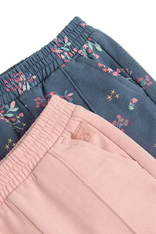 2 joggings - Rose et bleu cobalt