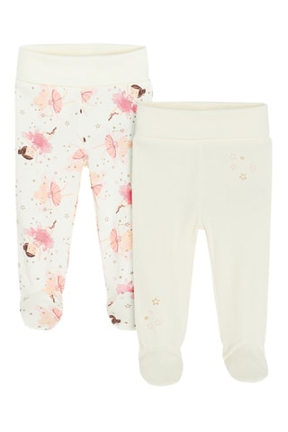 2 pantalons - Blanc