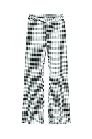 2 pantalons - Bleu cobalt chiné et blanc