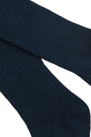 2 collants - Gris chiné et bleu marine
