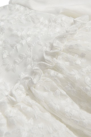 Robe bi-matière - Blanc