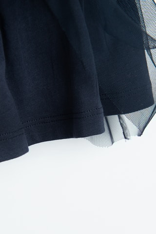 Robe trompe-l’œil - Gris clair chiné