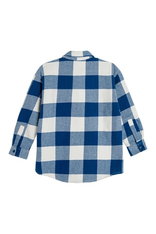 Surchemise - Bleu marine et blanc