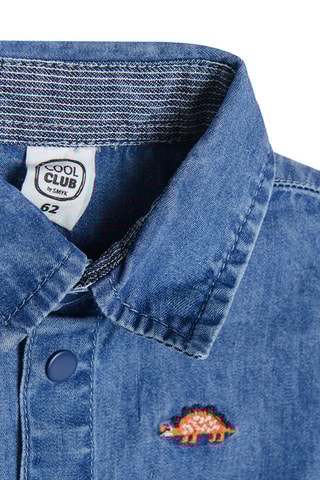 Chemise en jean - Bleu marine