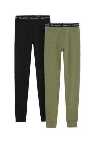 2 leggings - Kaki