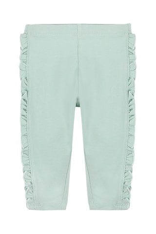 2 leggings - Rose et vert d’eau