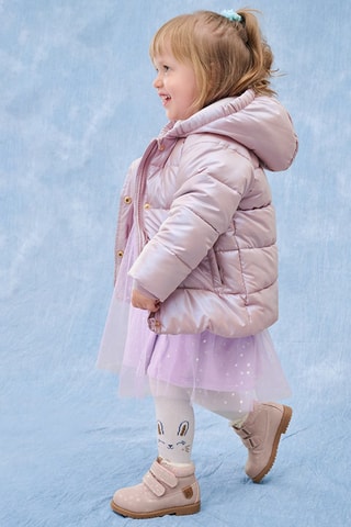 Doudoune à capuche - Beige