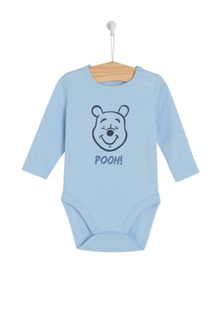 3 bodys Tigrou et Winnie Winnie l’Ourson Disney - Bleu marine chiné et ciel