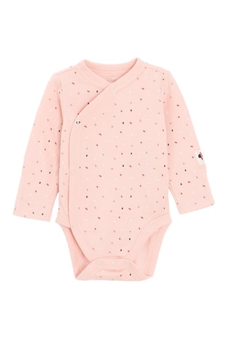 2 bodys Minne Disney - Rose et blanc