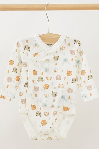 2 bodys - Beige et blanc