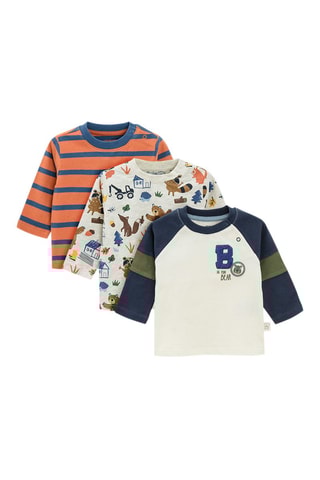 3 t-shirts - Multicolore