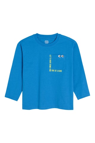 T-shirt - Bleu roi chiné