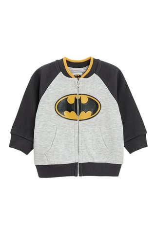 Sweat Batman La Ligue des Justiciers DC Comics - Gris chiné