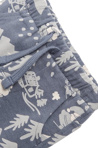 Jogging Bleu cobalt chiné et beige