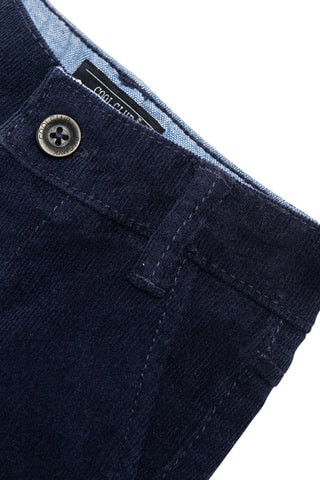 Pantalon en velours Bleu marine