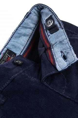Pantalon en velours Bleu marine