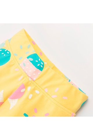Short Jaune et nude